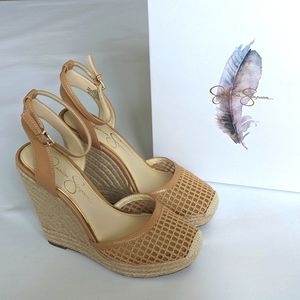 JESSICA SIMPSON Zestah Wedge Espadrille Sandals